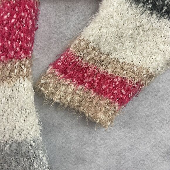 Lane Bryant Sweater Womens Sz 22/24 Stiped Multicolor Pullover Long Sleeve Tie - Picture 13 of 15